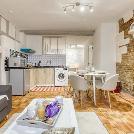 L'Ecrin De Champagne - Hypercentre Troyes - Chaleureux Appartement - Wifi Apartment *